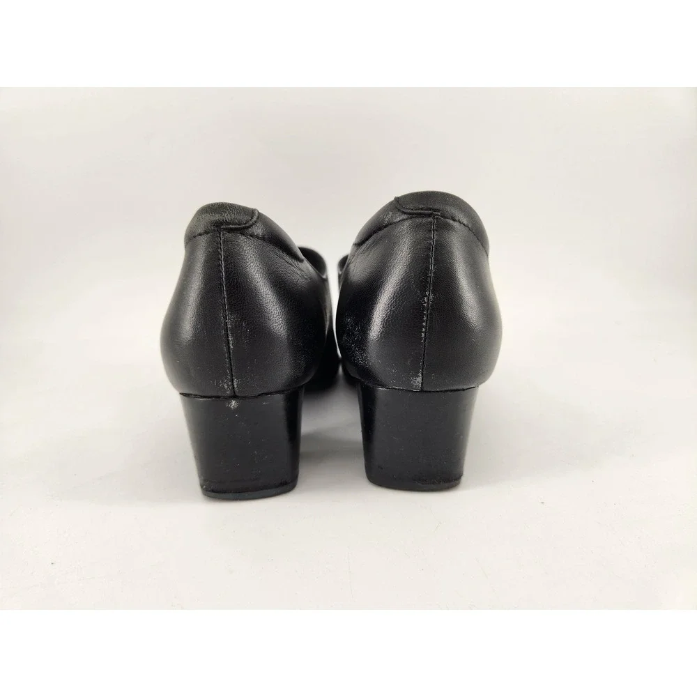Clarks Artisan Rosalyn Wren Mary Jane Heels Womens‎ 7M Leather Block Heel